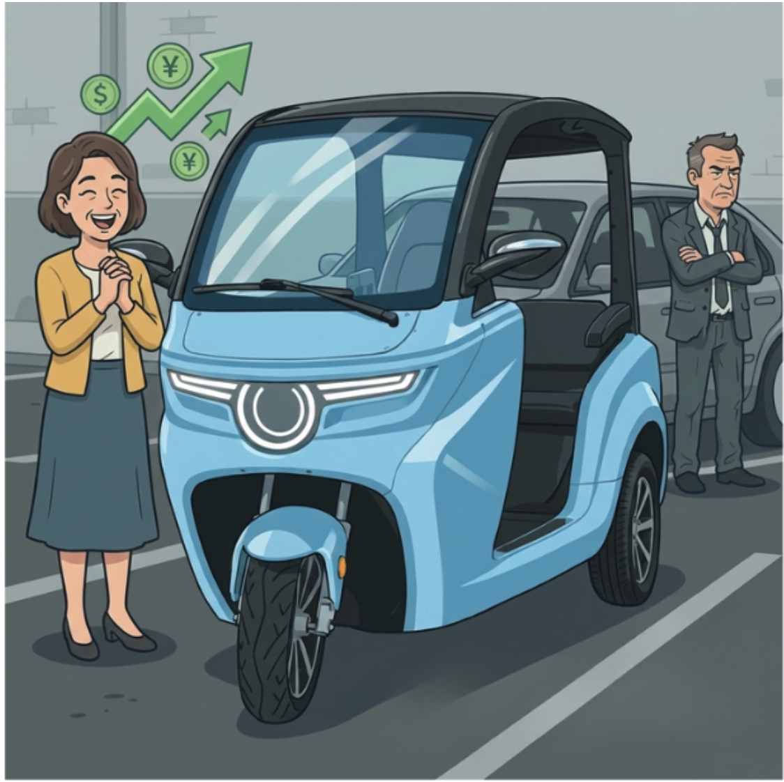 維持費は軽自動車の10分の1以下の低コスト